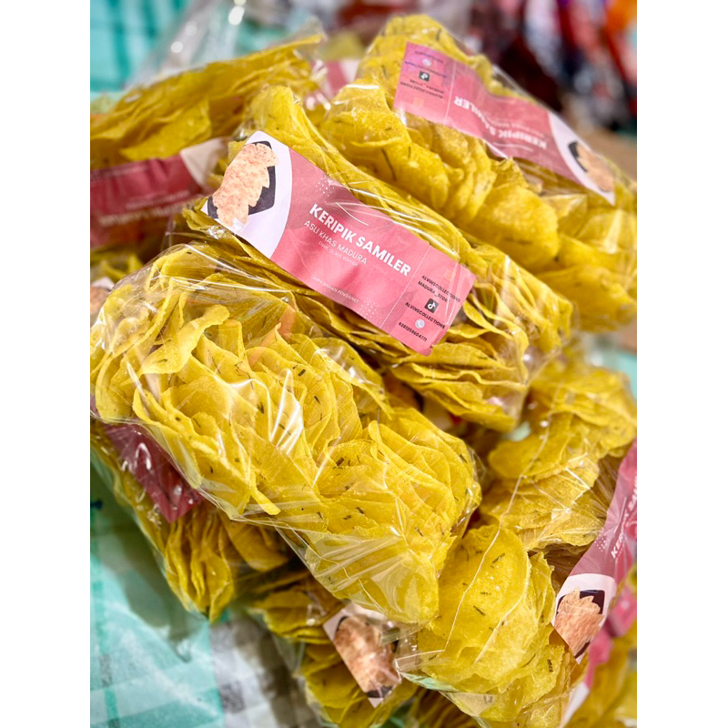 

KRUPUK SAMILER KHAS MADURA (enak dan gurih) MENTAH