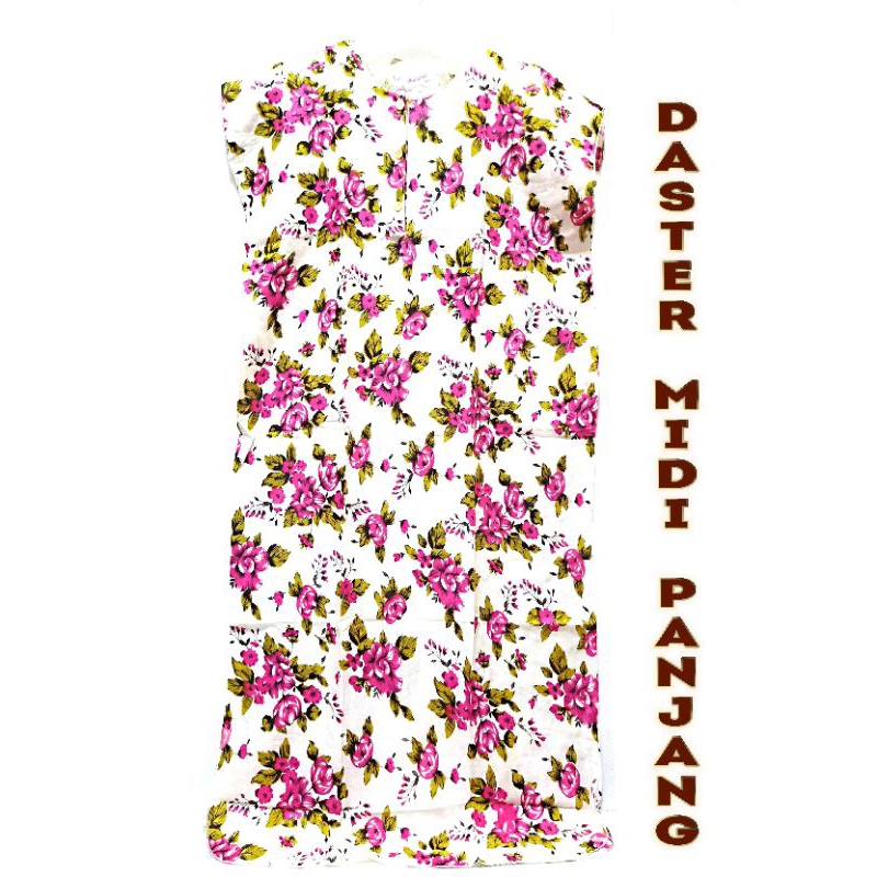 Balikpapan Daster Midi Panjang XXL Kancing Depan