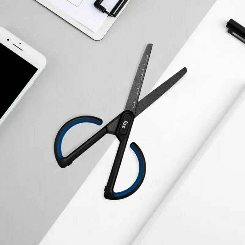 

Gunting Fizz Anti Lem Lengket Super Tajam Ringan Scissor Ukur Prakarya RB9