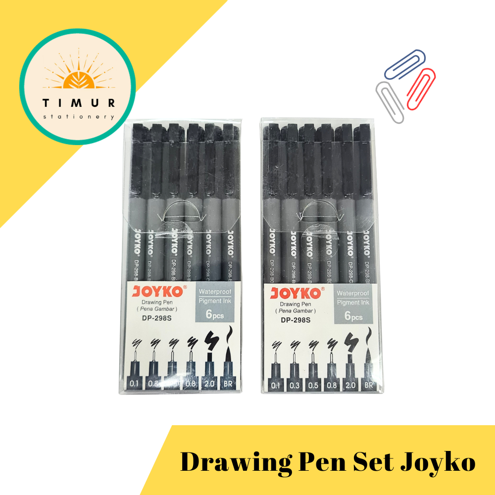 

Drawing Pen Set Pena Gambar Joyko DP-298S per Set