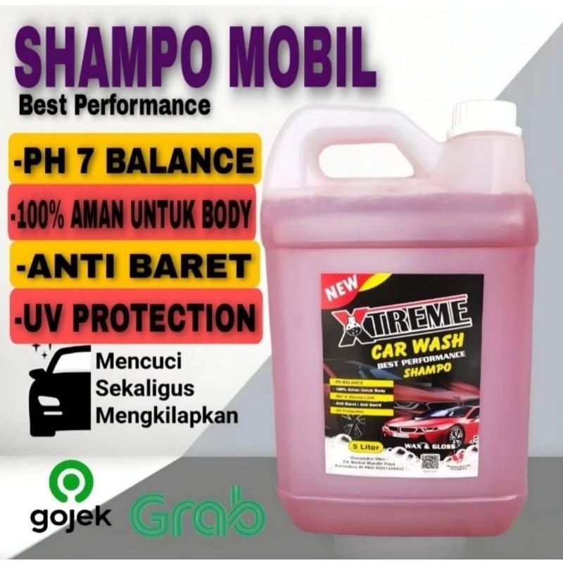 Shampoo mobil dan motor / Super touchless shampoo