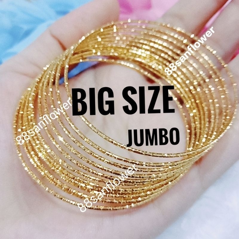Gelang Keroncong Emas Imitasi BIGSIZE utk Tangan Besar Gemuk