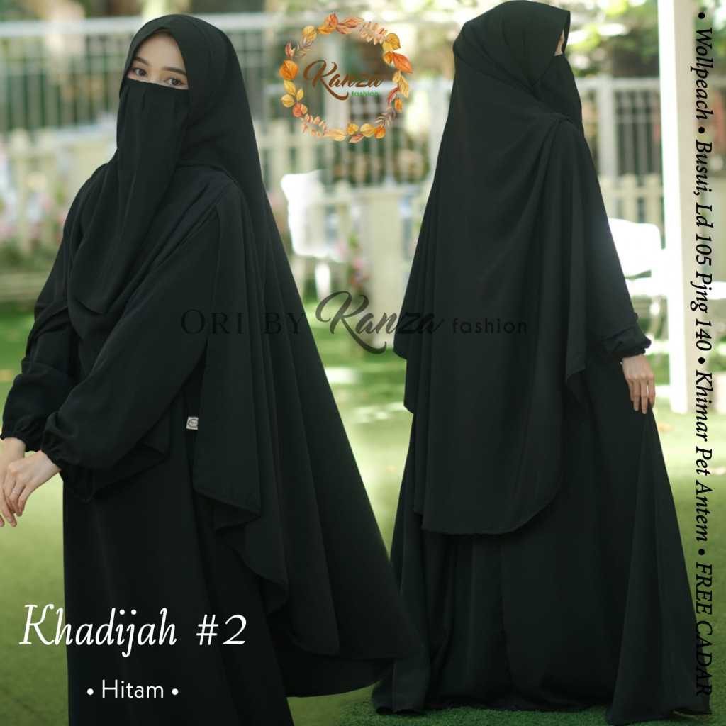 KHADIJAH SYARI #2 DRESS GAMIS SET SYARI ORI KANZA