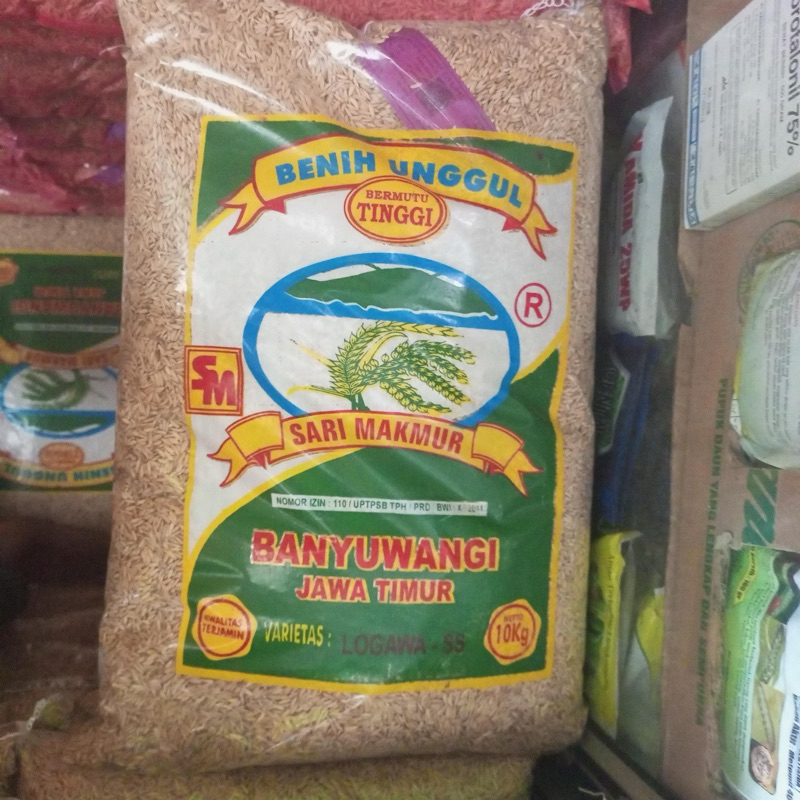 Benih padi Logawa banyuwangi 10kg