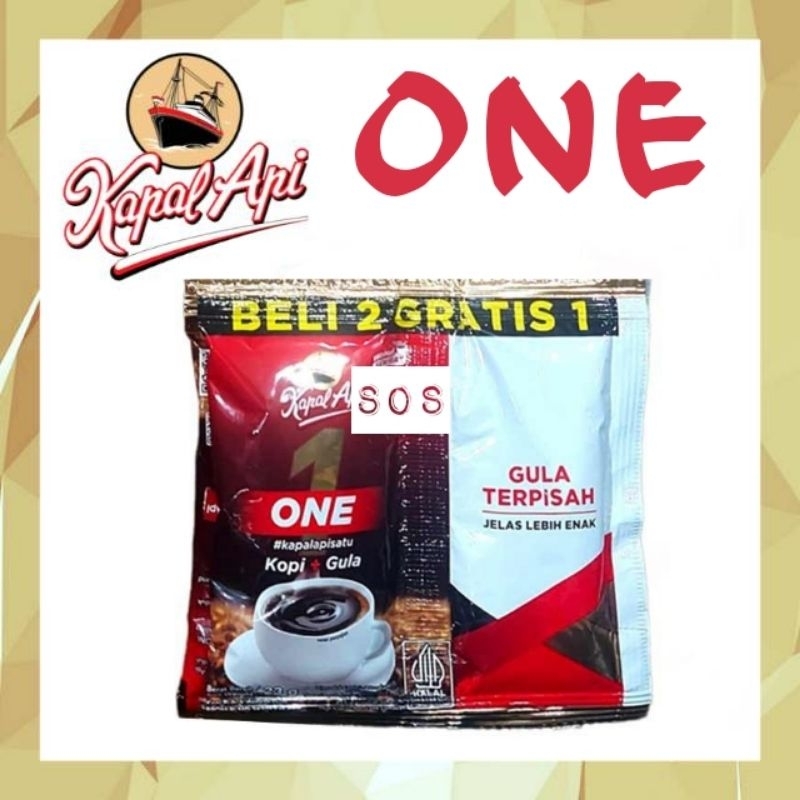 

《OS3》 Kapal Api One sachet 23 gram - KOPI