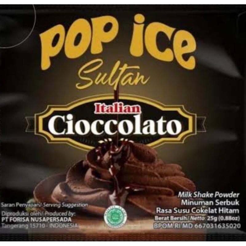 

1 rcg Pop Ice Sultan Cioccolato isi 10pcs