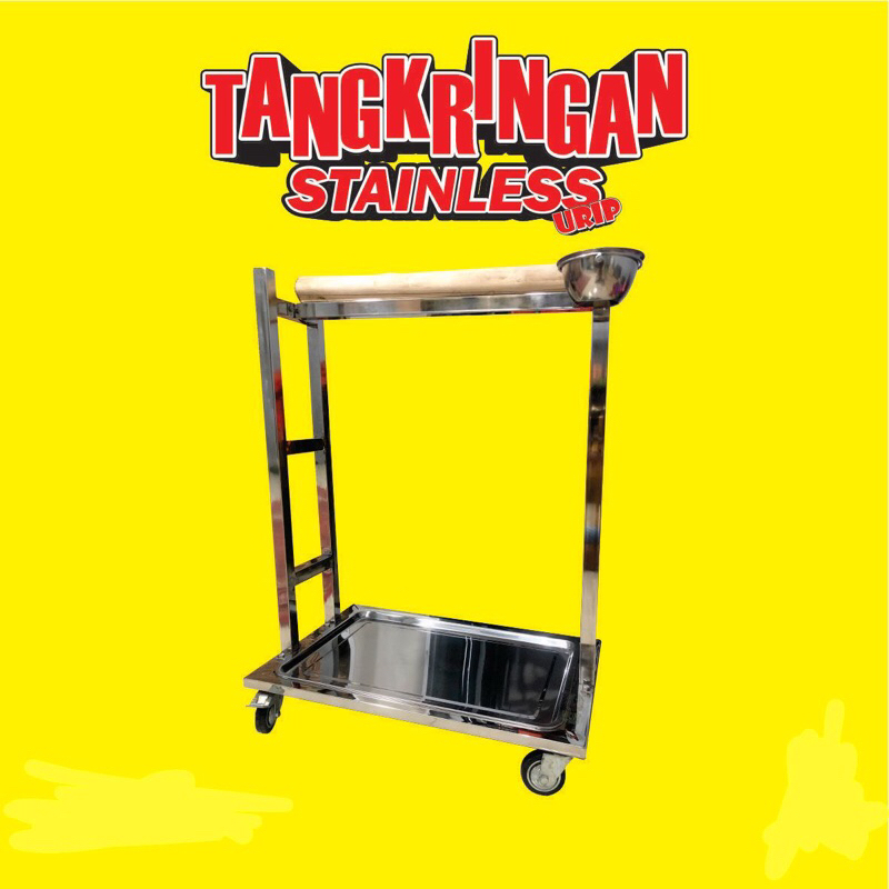 TANGKRINGAN STAINLESS BURUNG KAKAKTUA AFGREY MACAW BAYAN NURI DLL