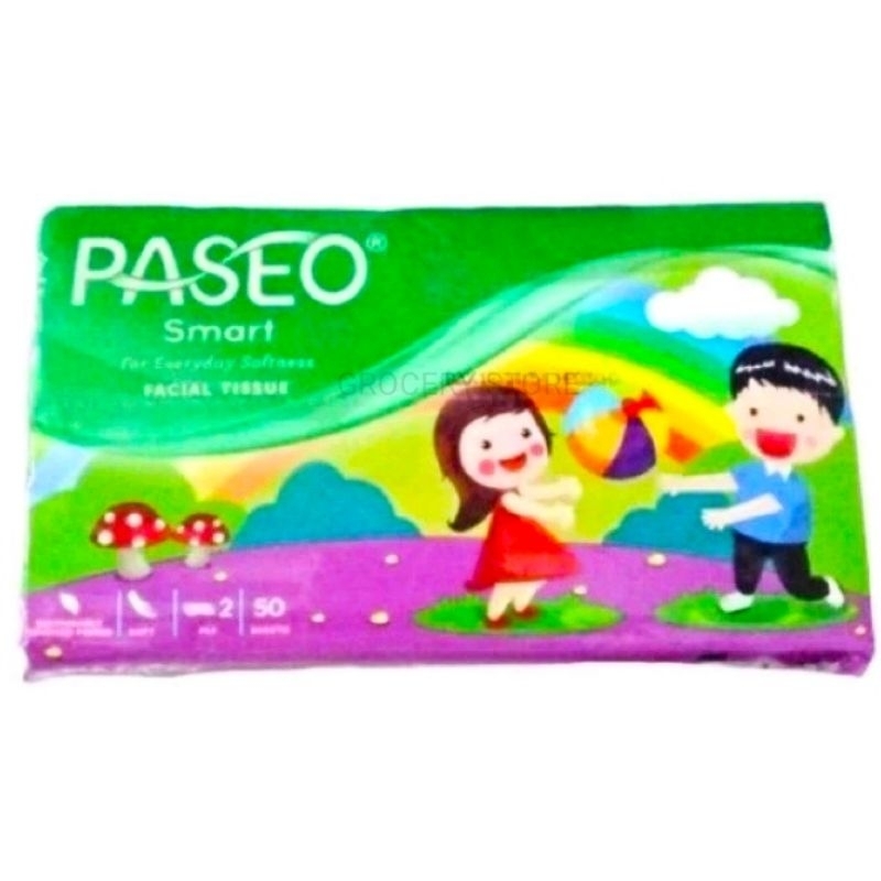 Tissue Tisu Paseo Travel Pack isi (50 Sheets) - Tissue Paseo Tisu kotak (50 Sheets)