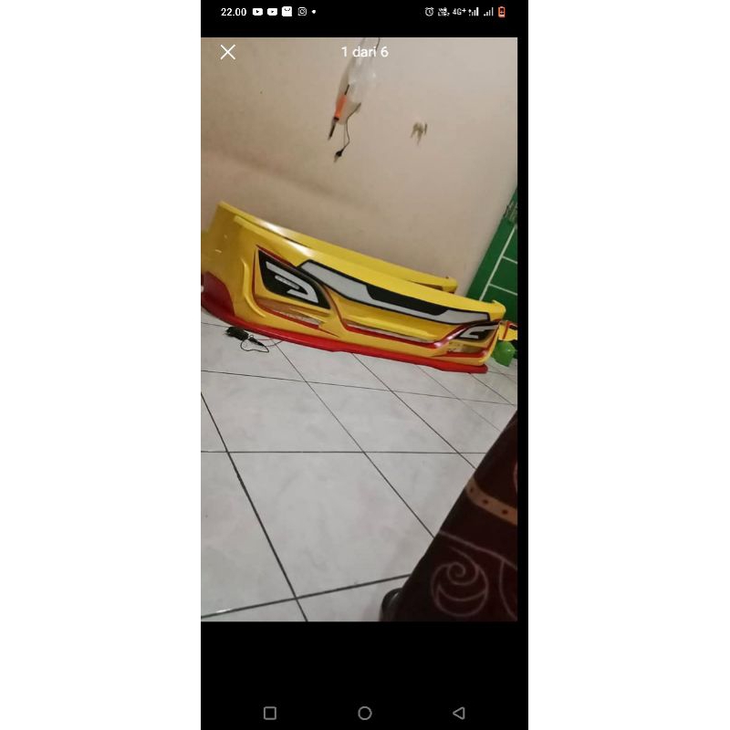 bemper patriot universal plus lampunya bisa buat canter, ragasa, dyna, elf