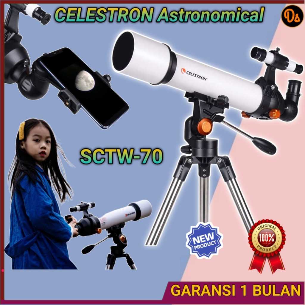 PROMO CELESTRON Star Trang Teropong Bintang Astronomical - SCTW-70 - XOTH14WH