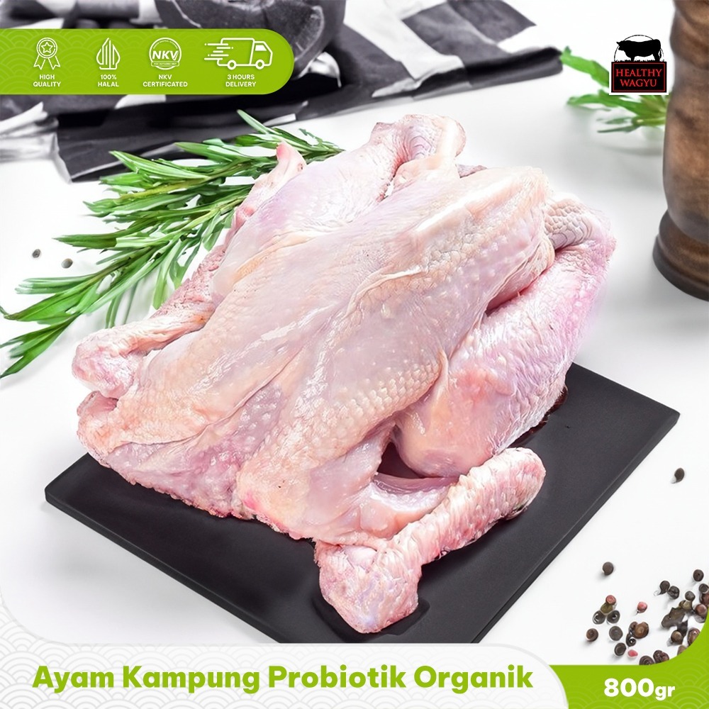 

Ayam Kampung Probiotik Natural Poultry 700-800 Gram HealthyWagyu