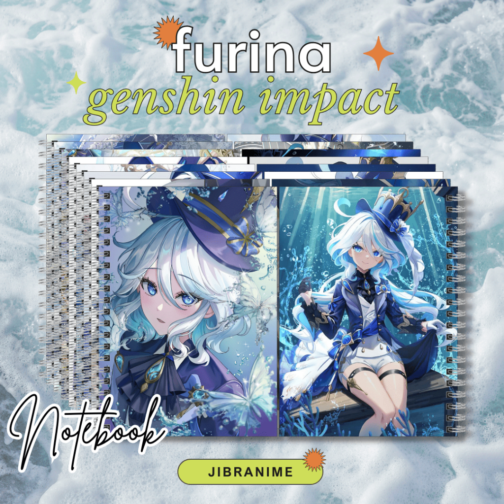 

NOTEBOOK GENSHIN IMPACT FURINA / BUKU CATATAN GENSHIN IMPACT FURINA / GENSHIN IMPACT / GENSHIN PART 4