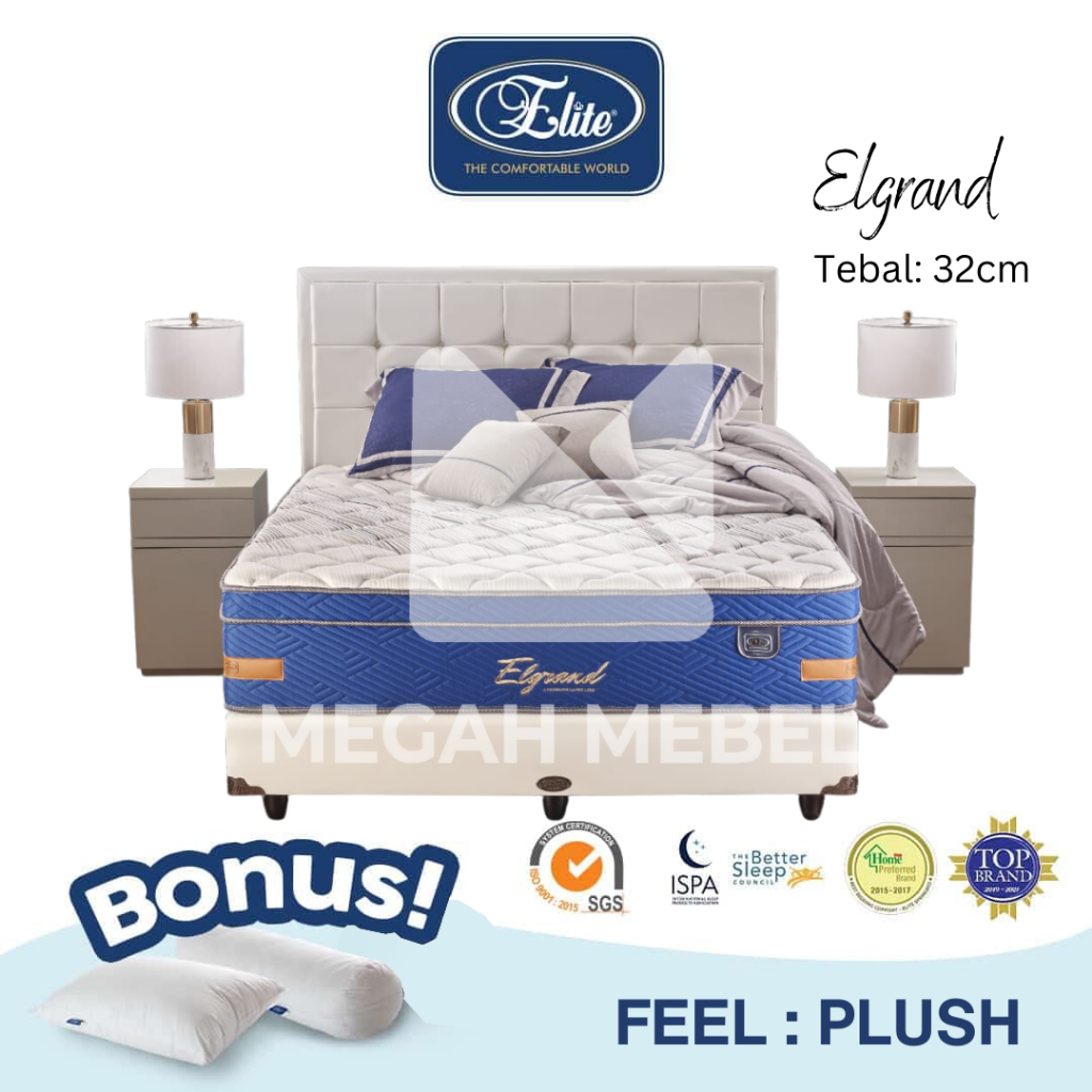 Elite Springbed New Elgrand Plush Top Foam Encasement
