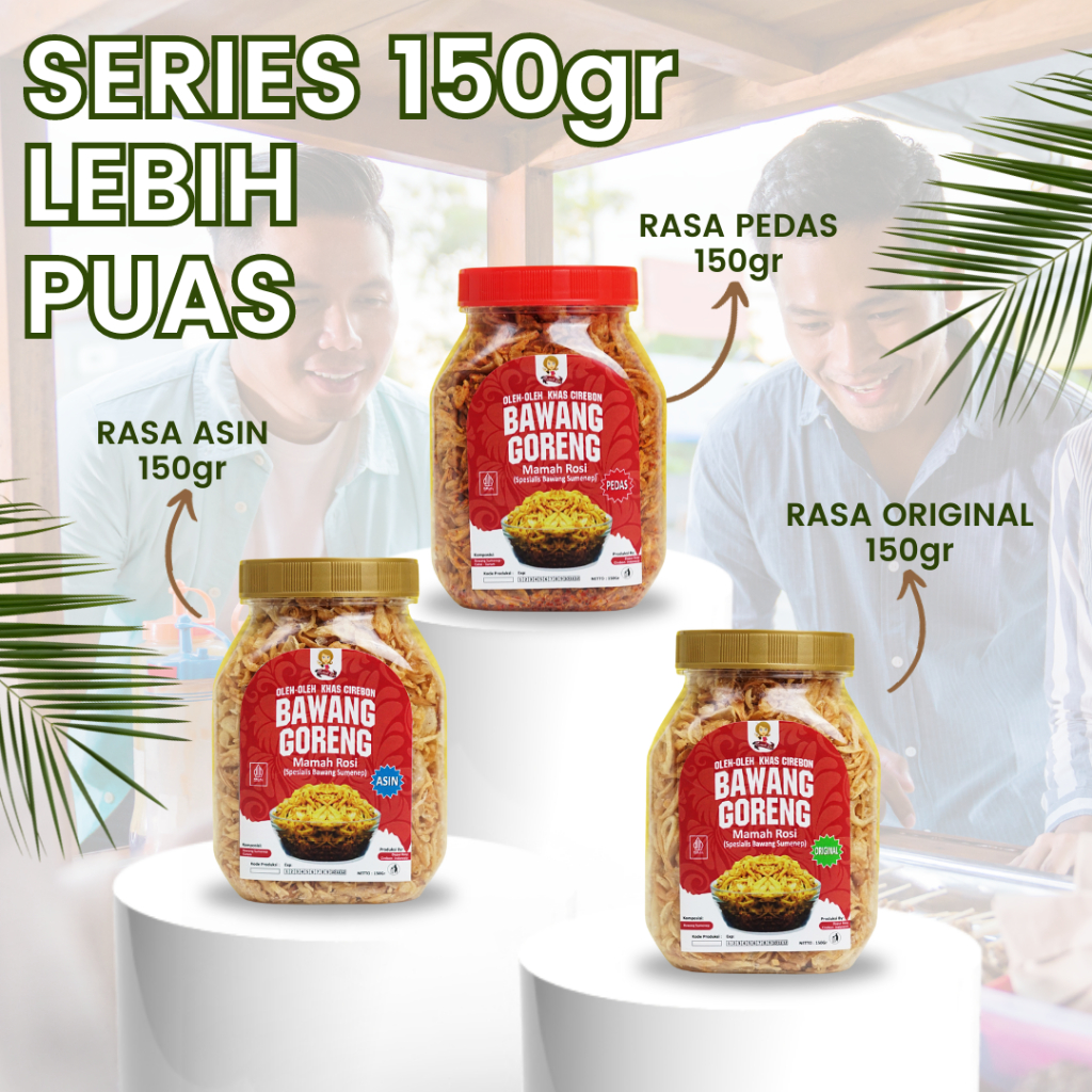 

Mamah Rosi Bawang Merah Goreng Asli Sumenep Tanpa Tepung 150gr