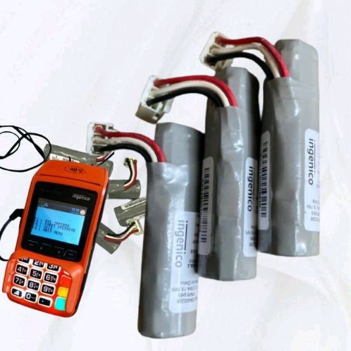 Baterai mesin Edc ingenico Bri/Bca/ Bni/ Btn/Bukopin/Mandiri type move 2500 Termurah