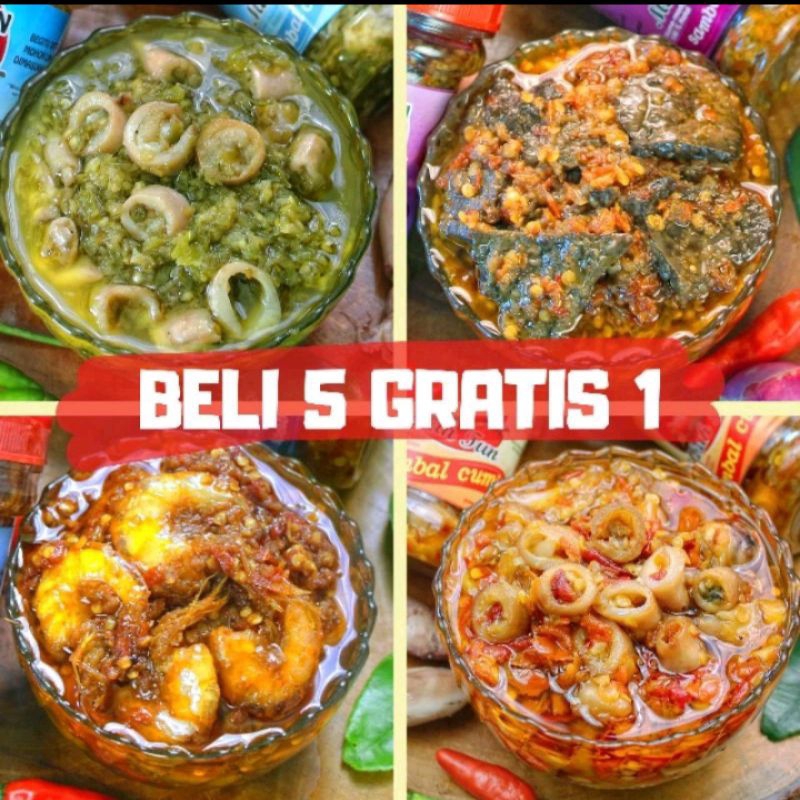 

Sambal Cumi / Teri /Jengkol / Bawang 200gram