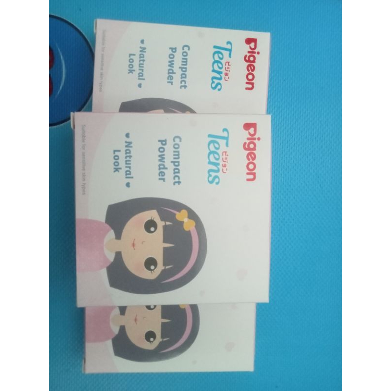 pigeon bedak padat teens