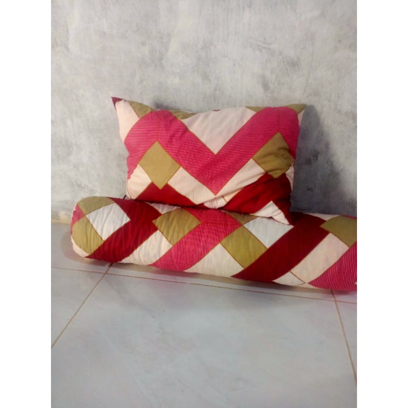 1 set bantal guling dewasa/ 1 set bantal guling motif cantik/ bantal guling murah/ 1 bantal guling p