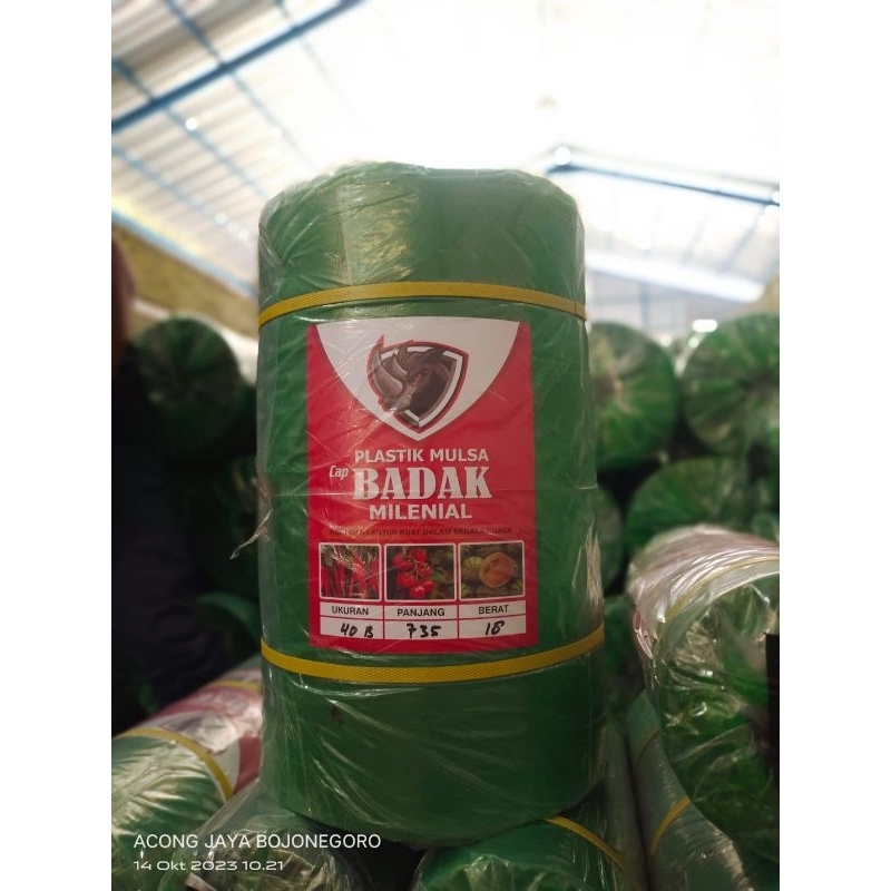 "Jual Produk mulsa hitam perak ukuran 120cm 100cm 80cm 60cm kuat ulet warna hitam perak ''