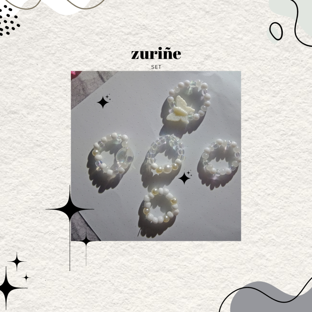 Set cincin manik l cincin manik l set 5pcs cincin l cincin manik korea