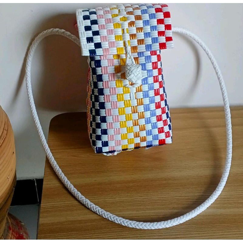 Tas hp jali jali/Tas selempang muat dompet besar/Tas wanita