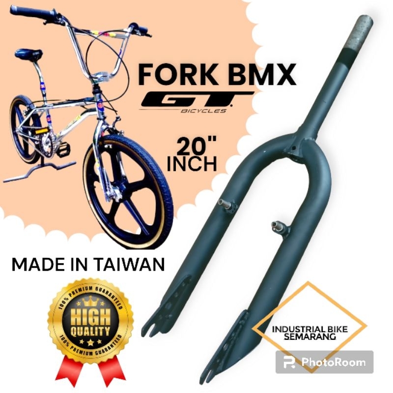 GT TAIWAN Fork Garpu BMX Ukuran 20 inch Drat / Ulir Fork BMX 20