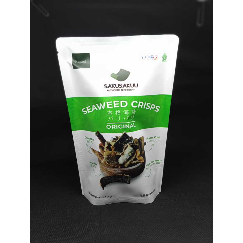 

Kerupuk SEAWEED CRISPS Original Khas Bali 40gr