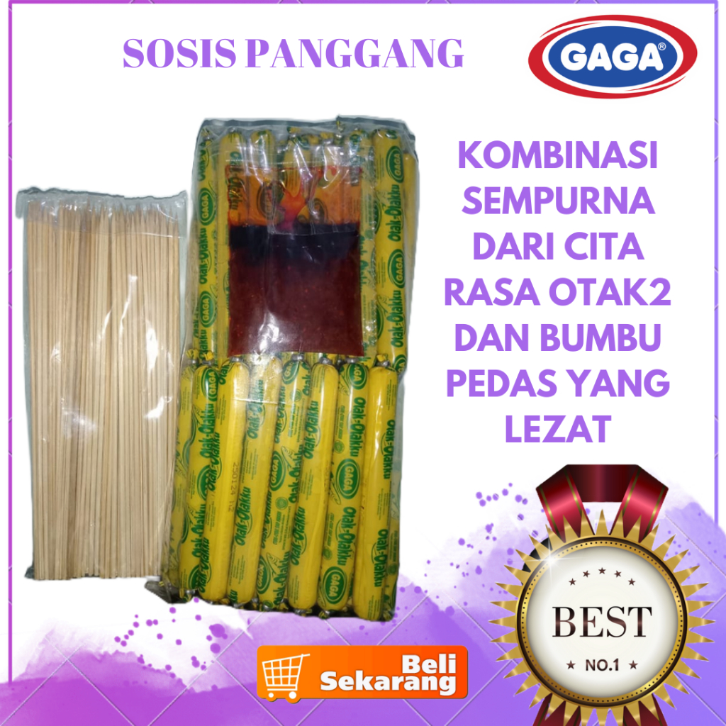 

Sosis Panggang Gaga Otak Otak Dan Sambal Isi 50Pcs