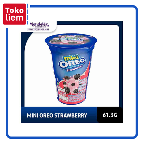 

Mini Oreo Biskuit Strawberry 61.3G