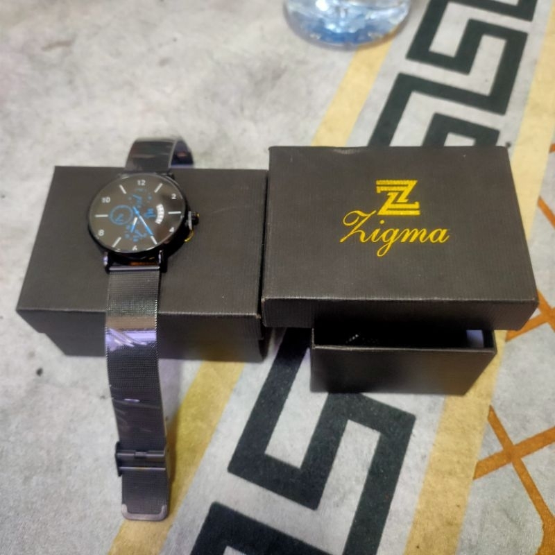 Jam Tangan Analog Pria Zigma Anti Air Water Resistant Type TIGEPAO 9999069 Jam Tangan Import Murah