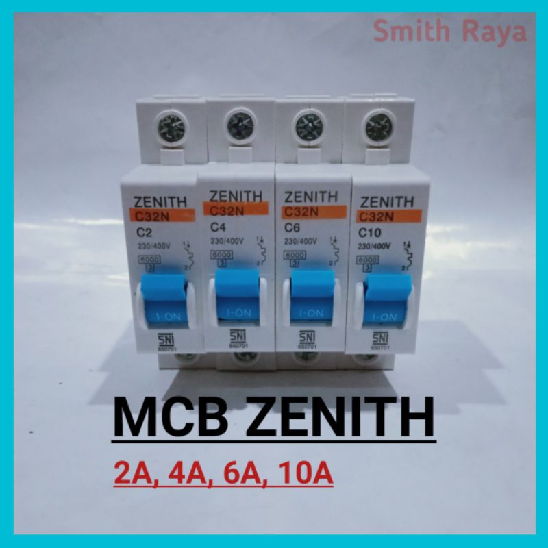 Mcb Zenith 2A, 4A, 6A, 10A