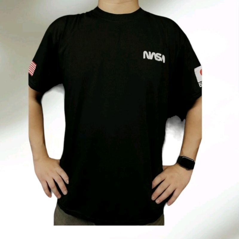 KAOS DISTRO KAOS NASA x JAPAN Pria wanita keren