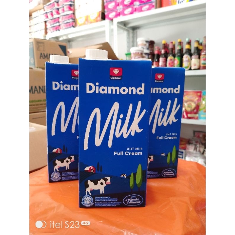 

DIAMOND MILK SUSU UHT FULL CREAM 1 LITER