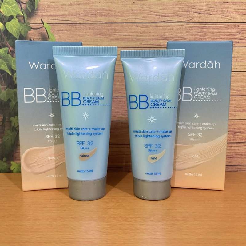 Free Gift  Original Lightening BB Cream Wardah SFP 32 PA+++ / Wardah Everyday BB Cream 15 ml - SPF 3