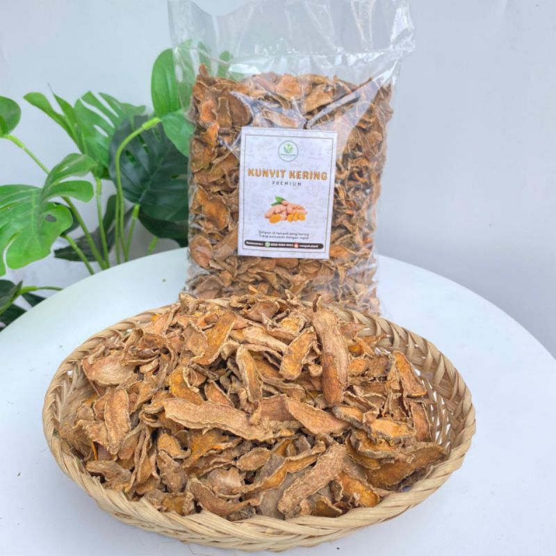 

Kunyit Kunir Kering 250 Gram Herbal Rempah Alami Nusantara Solo