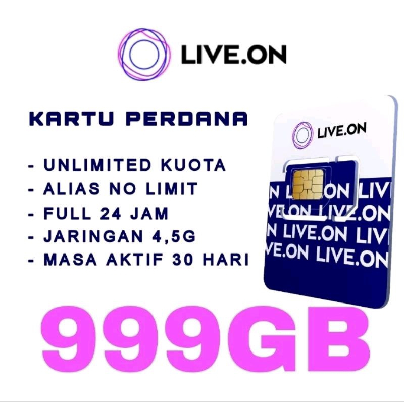 Kartu Perdana Live On Unlimited