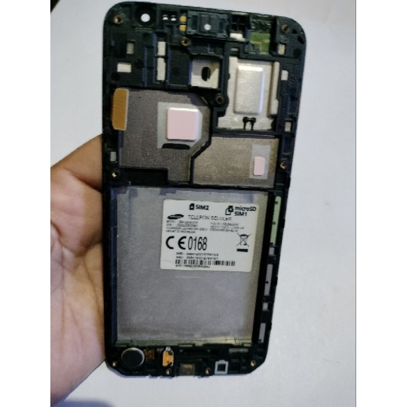 LCD Touchscreen Frame Samsung J3 2016 J320 Ori copotan hp