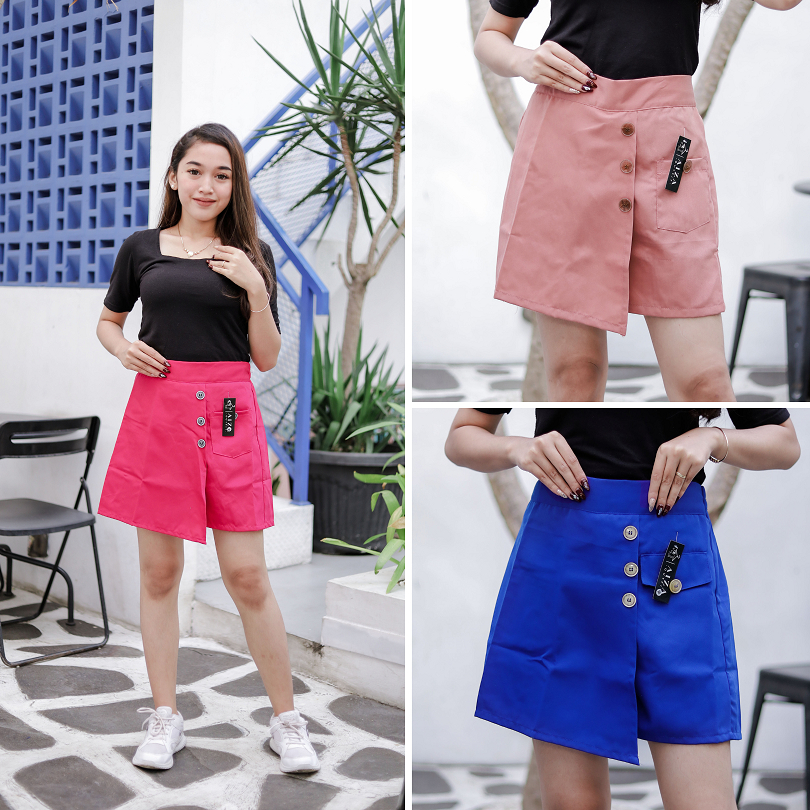 Korean mini skirt /Rok celana / Hotpants / Rok mini / Rok celana pendek