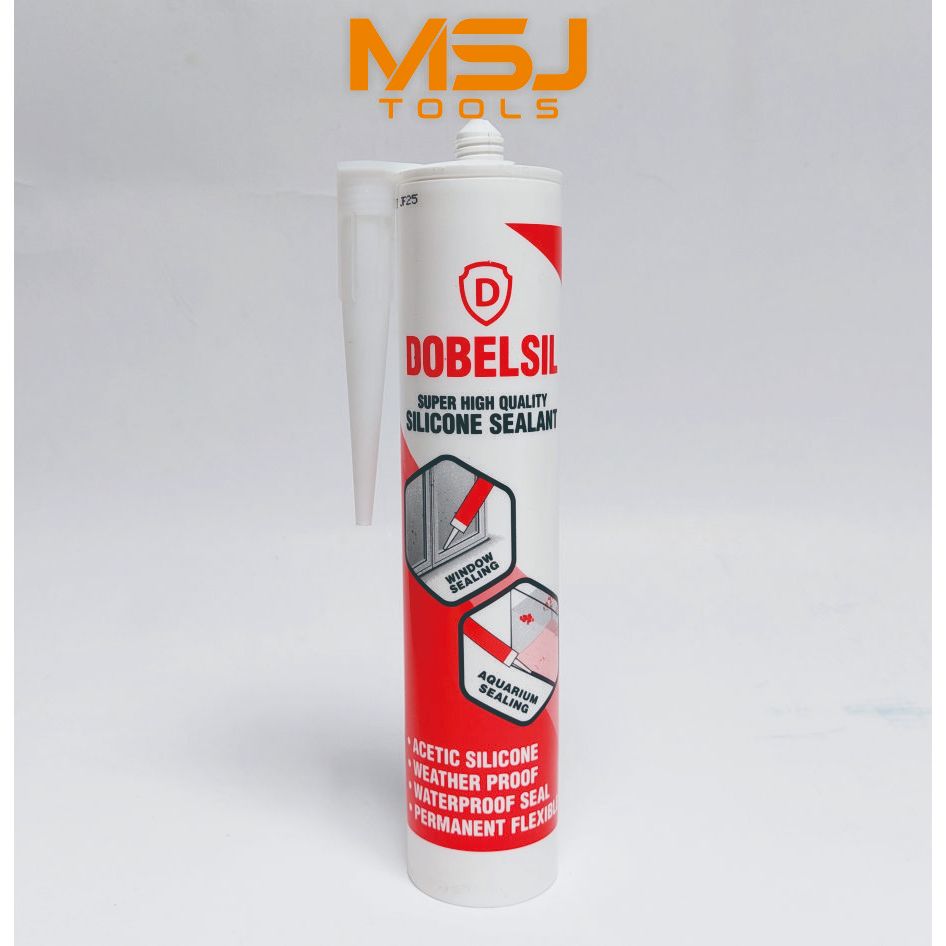 LEM SILIKON SEALANT KACA/AQUARIUM/ETALASE/ASBES ANTI BOCOR DOBELSIL