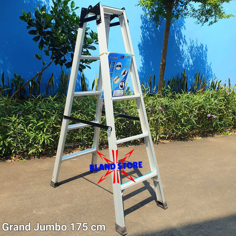 Tangga Lipat / Tangga Aluminium / tangga lipat Super Jumbo / Ukuran 175