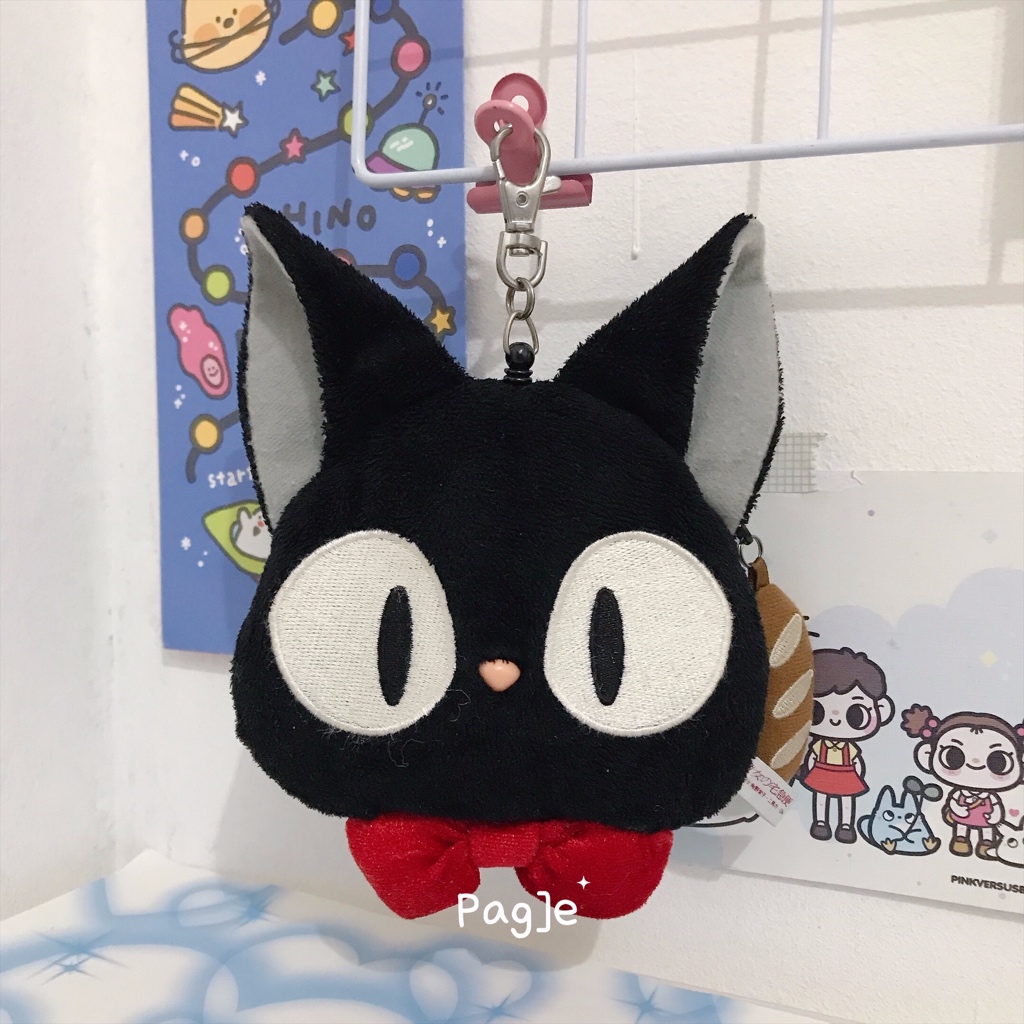 Jiji Cat Ghibli Kiki's Delivery Service Purse VERY RARE [Preloved never used] - Plush Doll Boneka Ke