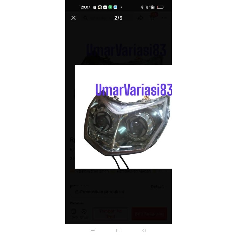 PROJIE SUPRA X 125 HELM IN DAYMAKER