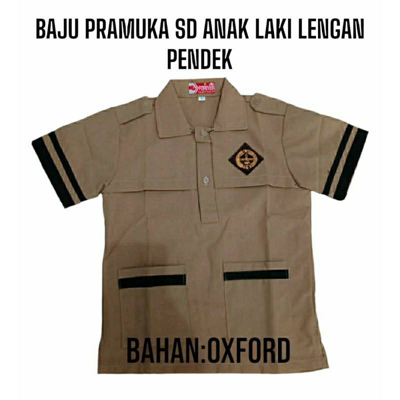 Baju Pramuka Siaga Anak Laki Laki SD Lengan Pendek Terbaru