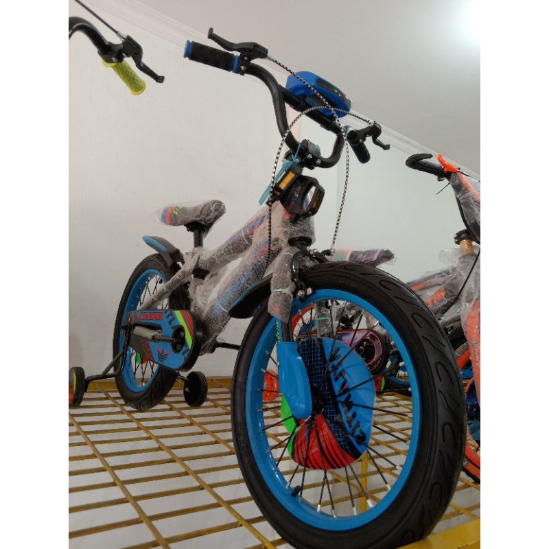 Sepeda BMX 18 inch ATLANTIS ( Ban Jumbo ) ( Biru )