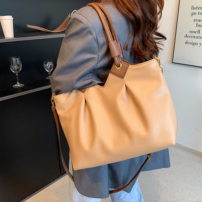 Tas Tote Bag Wanita Polos Kantoran / Kuliah Tas Wanita Import Kualitas Premium Tas Wanita Kekinian