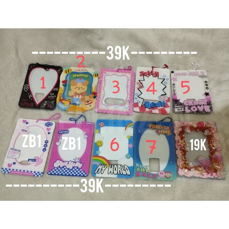 cahol preloved kpop card holder poca pc photocard holder pre loved zb1 cahol zerobaseone cardholder 