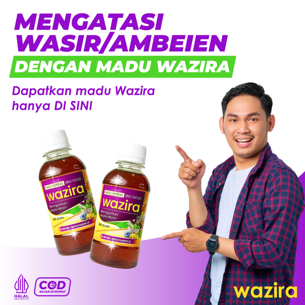 

Madu Wazira 2 Botol Membantu Meringankan Gejala Wasir