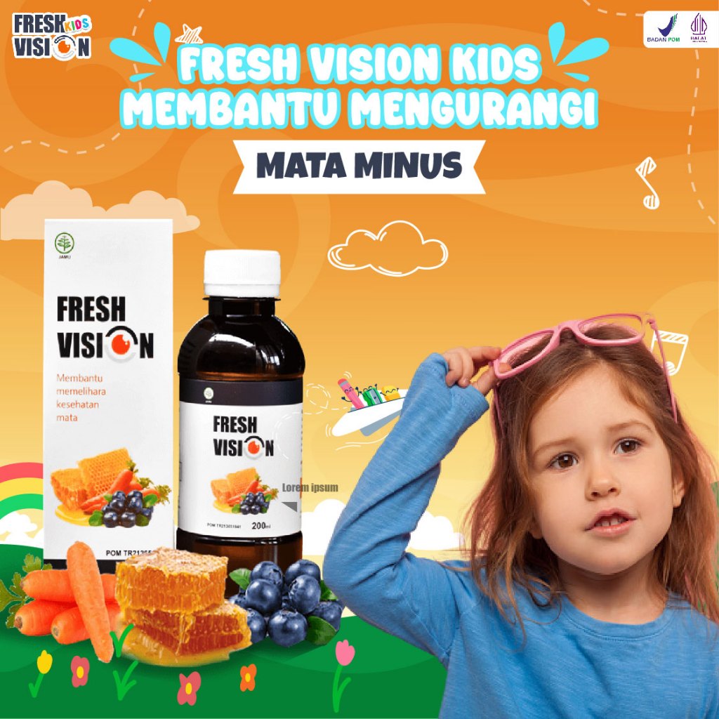 

FRESH VISION KIDS –Madu Vitamin Anak Membantu Mengatasi Mata Minus