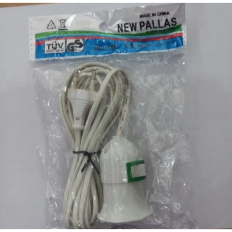 Fitting Lampu Gantung Saklar Kabel 3 meter NEWPALLAS