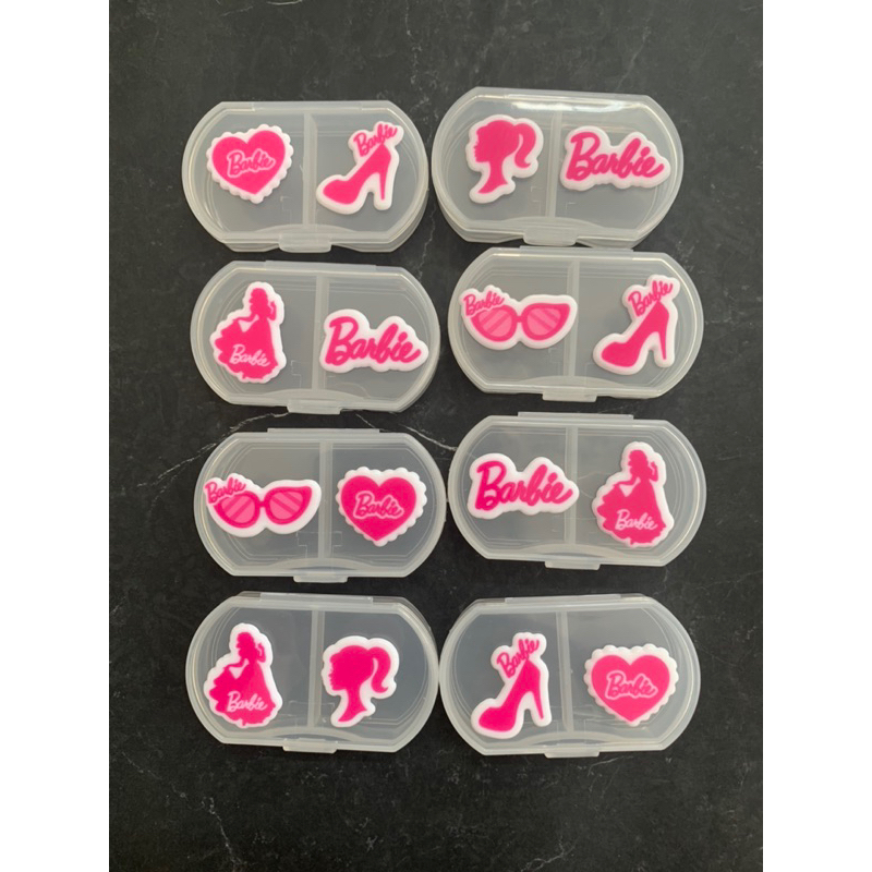 wadah saos mayonaise sekat bento bekal makan anak barbie